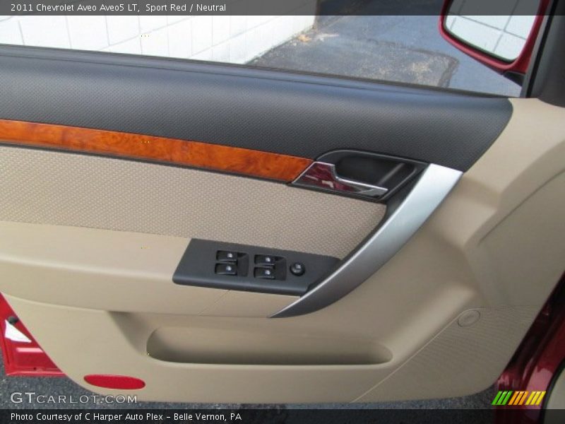 Sport Red / Neutral 2011 Chevrolet Aveo Aveo5 LT
