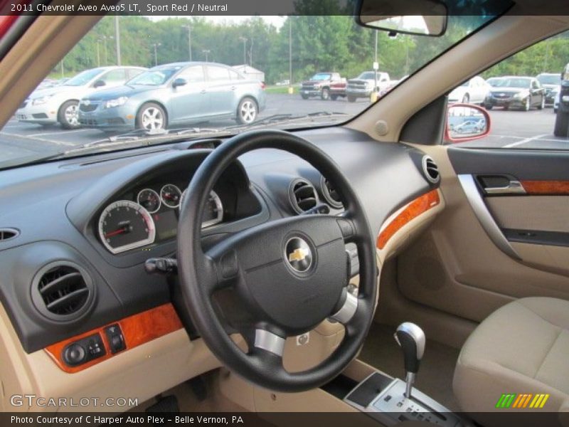 Sport Red / Neutral 2011 Chevrolet Aveo Aveo5 LT
