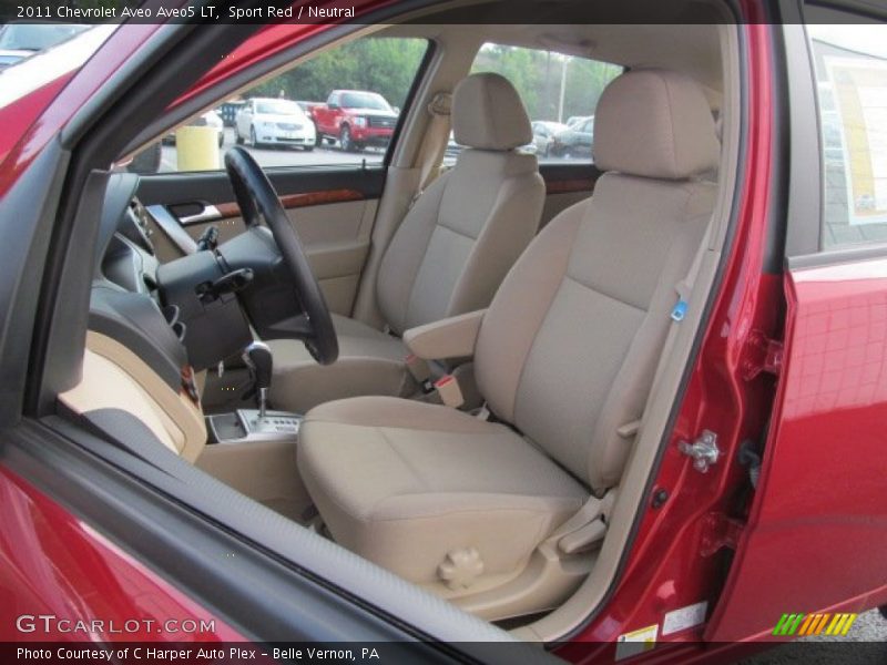 Sport Red / Neutral 2011 Chevrolet Aveo Aveo5 LT