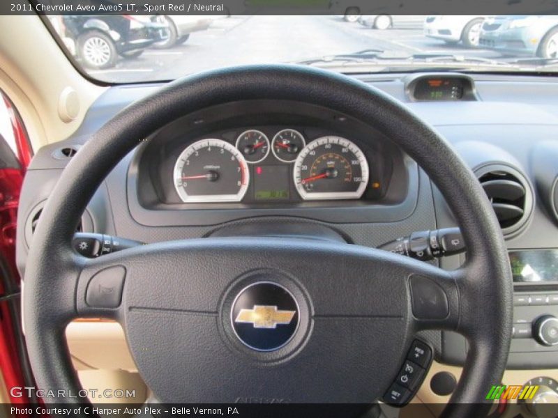 Sport Red / Neutral 2011 Chevrolet Aveo Aveo5 LT