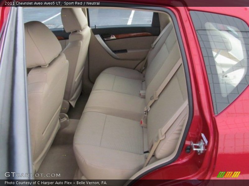 Sport Red / Neutral 2011 Chevrolet Aveo Aveo5 LT