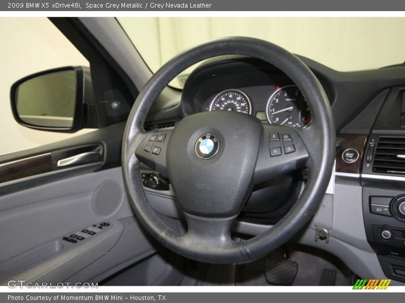 Space Grey Metallic / Grey Nevada Leather 2009 BMW X5 xDrive48i