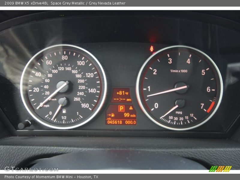 Space Grey Metallic / Grey Nevada Leather 2009 BMW X5 xDrive48i