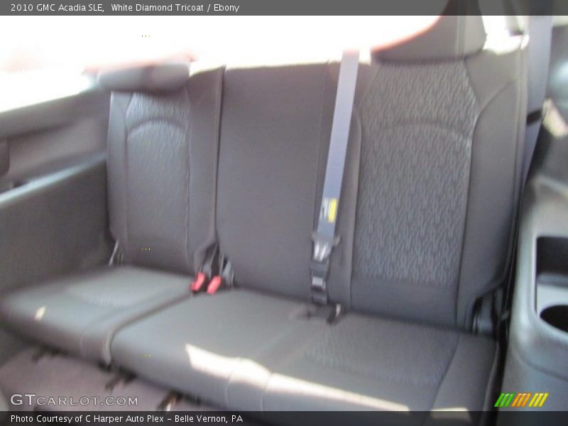 White Diamond Tricoat / Ebony 2010 GMC Acadia SLE