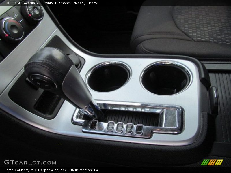 White Diamond Tricoat / Ebony 2010 GMC Acadia SLE
