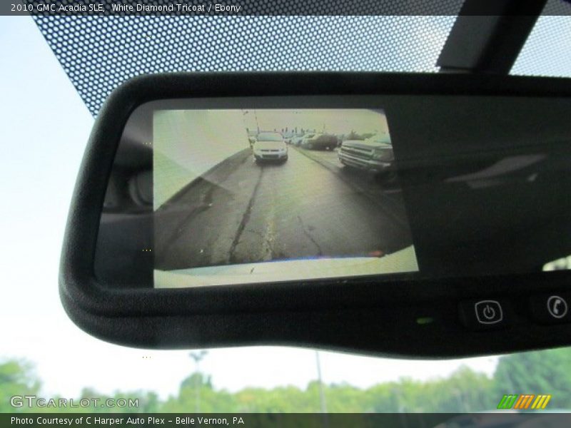 White Diamond Tricoat / Ebony 2010 GMC Acadia SLE