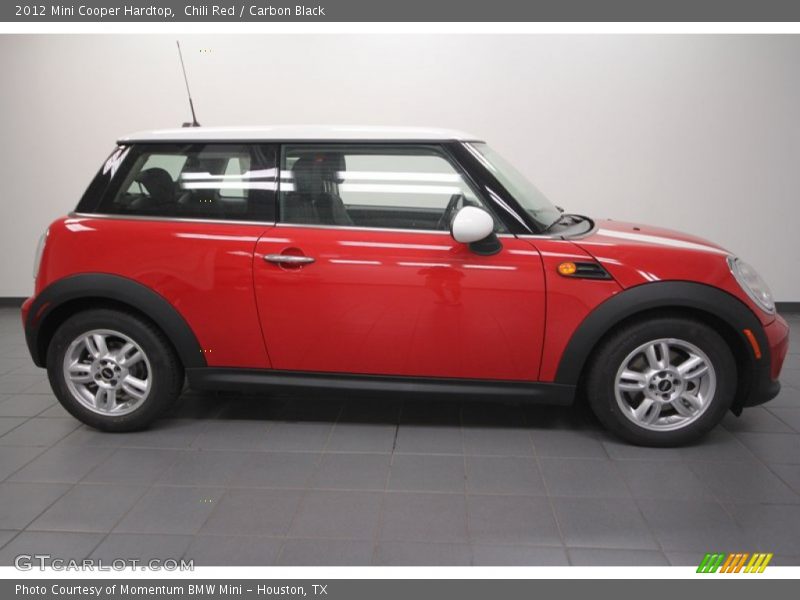 Chili Red / Carbon Black 2012 Mini Cooper Hardtop