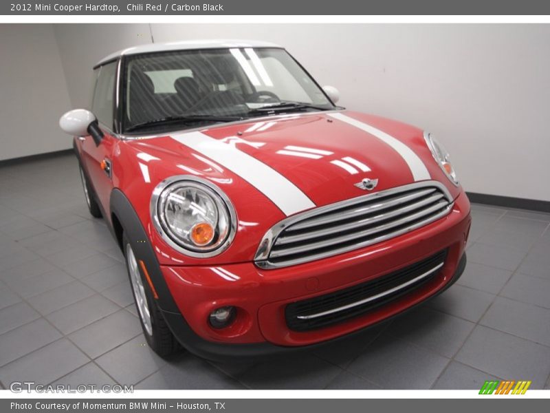 Chili Red / Carbon Black 2012 Mini Cooper Hardtop