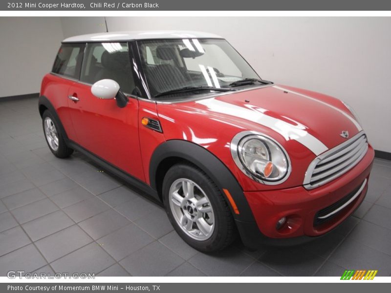 Chili Red / Carbon Black 2012 Mini Cooper Hardtop