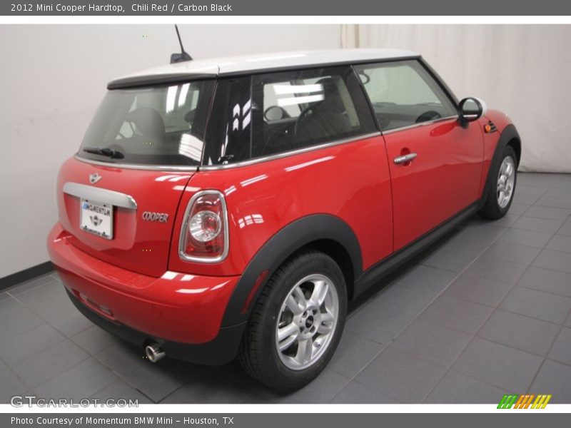 Chili Red / Carbon Black 2012 Mini Cooper Hardtop
