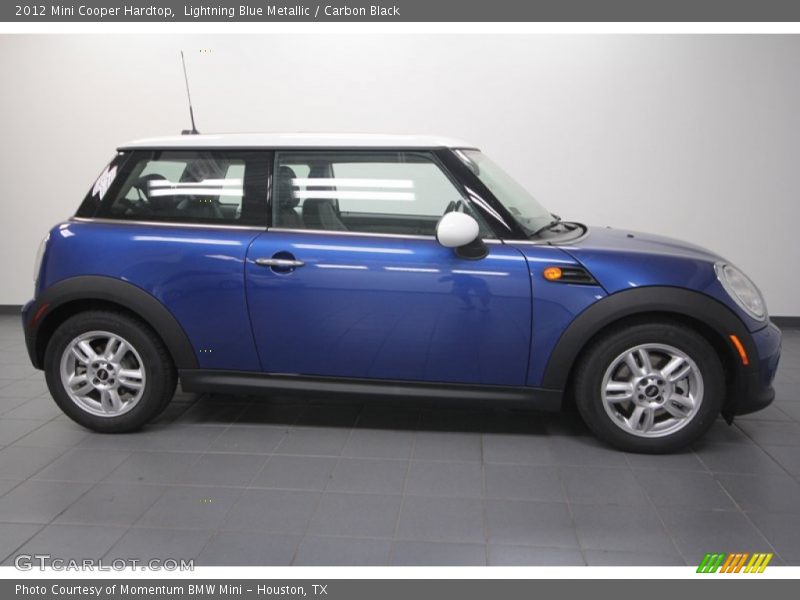 Lightning Blue Metallic / Carbon Black 2012 Mini Cooper Hardtop