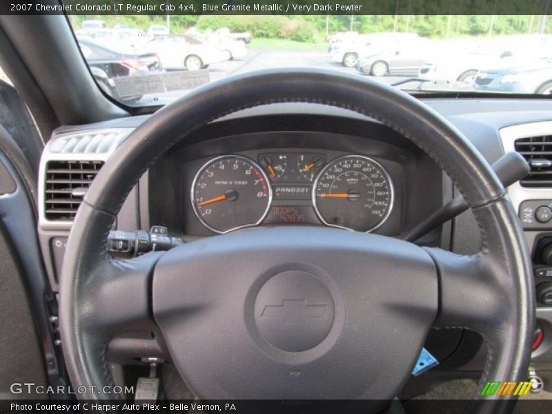 Blue Granite Metallic / Very Dark Pewter 2007 Chevrolet Colorado LT Regular Cab 4x4
