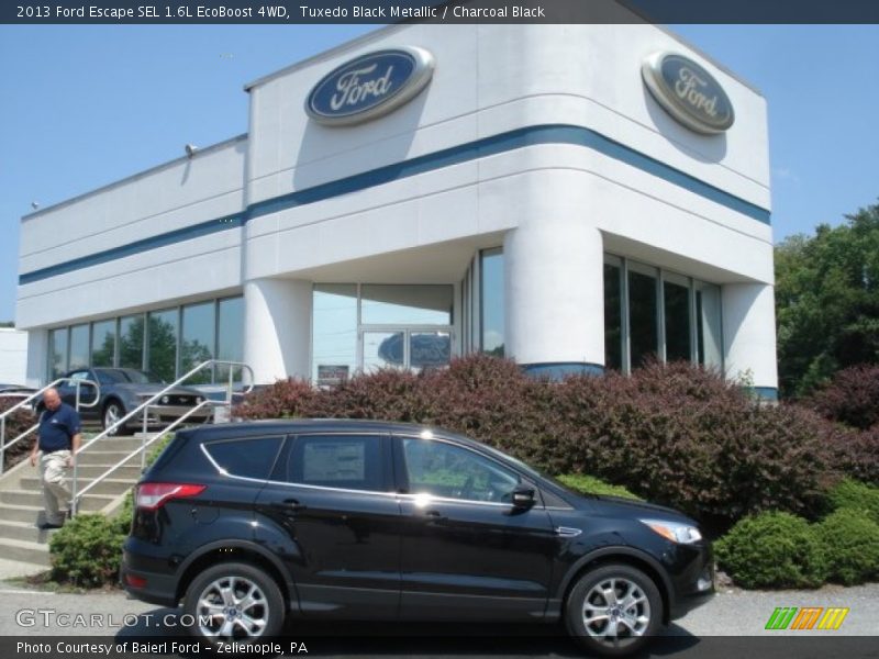 Tuxedo Black Metallic / Charcoal Black 2013 Ford Escape SEL 1.6L EcoBoost 4WD
