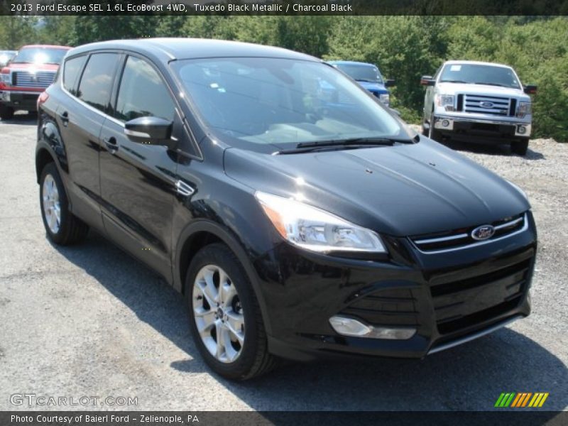 Tuxedo Black Metallic / Charcoal Black 2013 Ford Escape SEL 1.6L EcoBoost 4WD