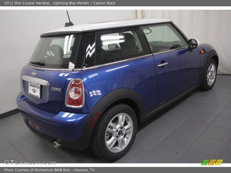 Lightning Blue Metallic / Carbon Black 2012 Mini Cooper Hardtop