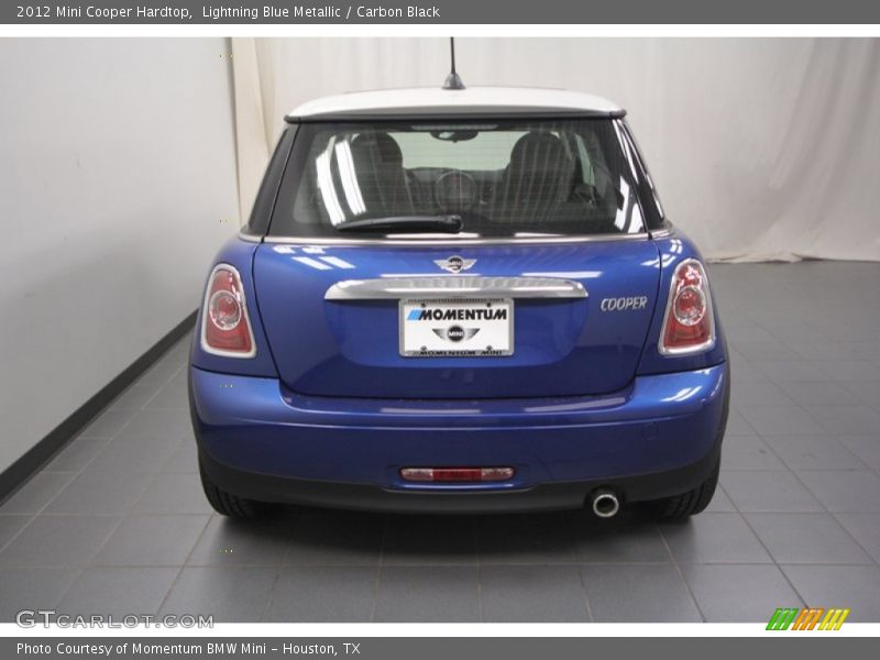 Lightning Blue Metallic / Carbon Black 2012 Mini Cooper Hardtop