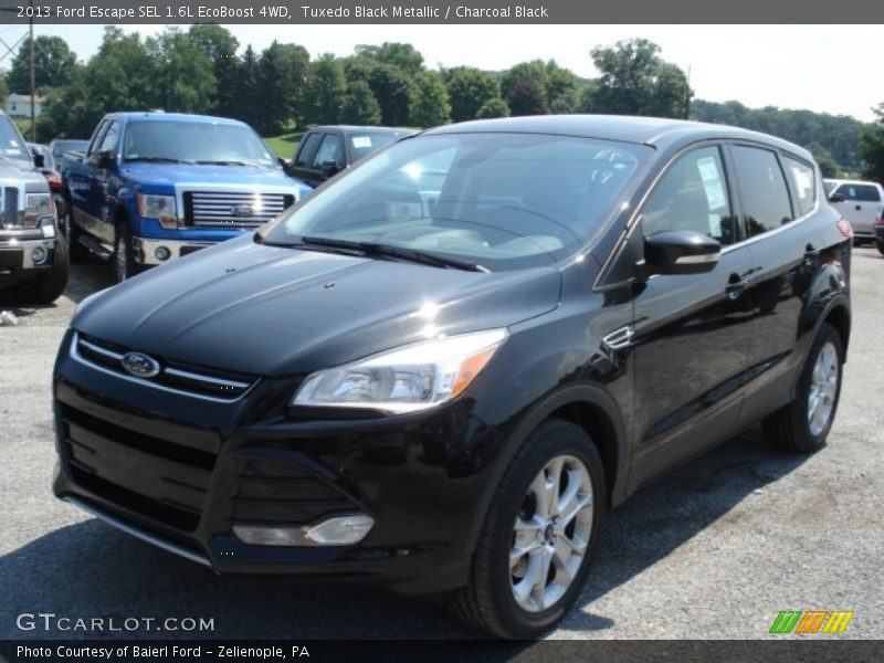 Tuxedo Black Metallic / Charcoal Black 2013 Ford Escape SEL 1.6L EcoBoost 4WD