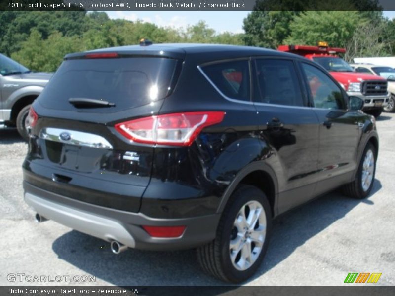 Tuxedo Black Metallic / Charcoal Black 2013 Ford Escape SEL 1.6L EcoBoost 4WD