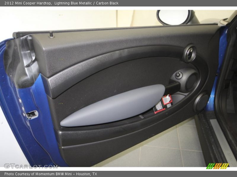 Lightning Blue Metallic / Carbon Black 2012 Mini Cooper Hardtop