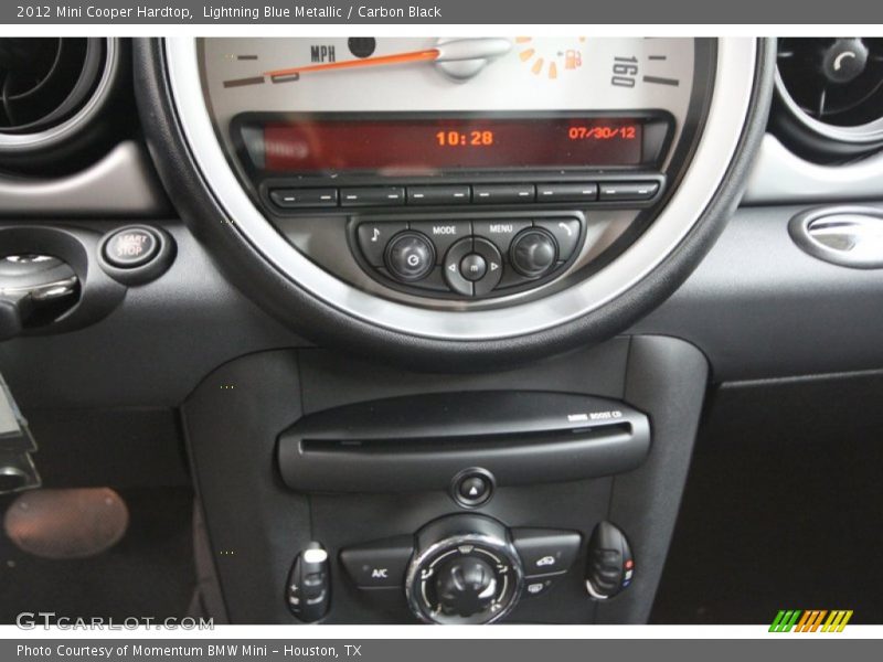 Lightning Blue Metallic / Carbon Black 2012 Mini Cooper Hardtop