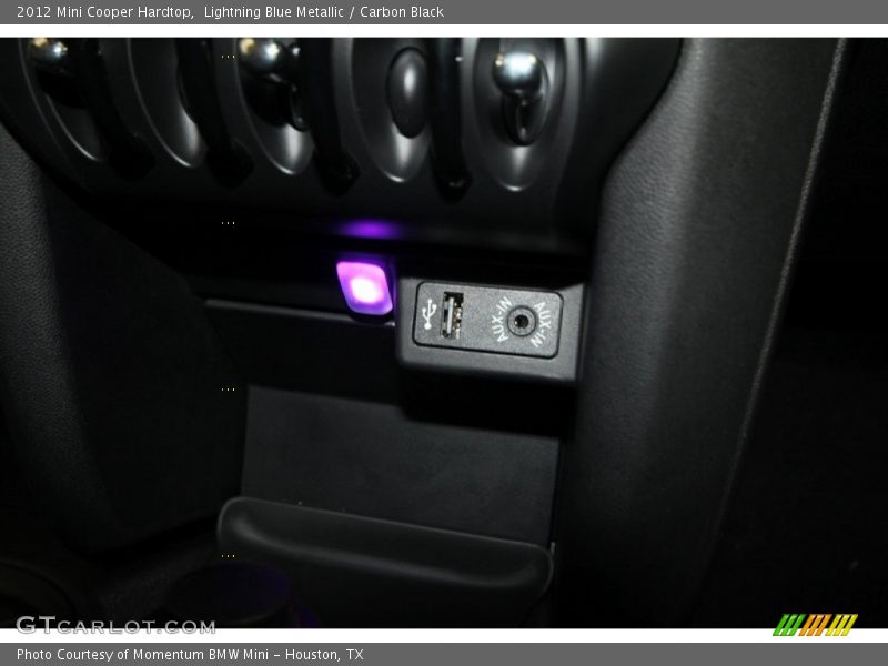 Lightning Blue Metallic / Carbon Black 2012 Mini Cooper Hardtop