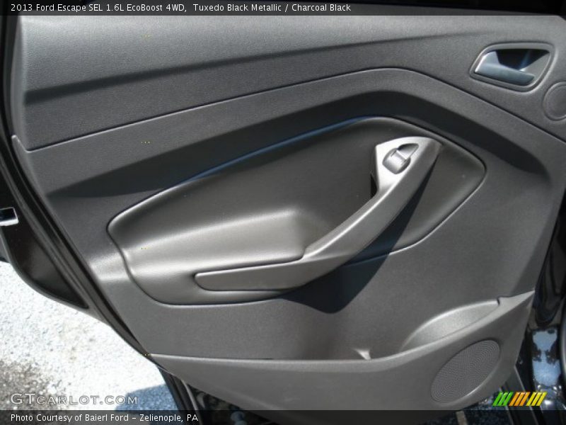 Tuxedo Black Metallic / Charcoal Black 2013 Ford Escape SEL 1.6L EcoBoost 4WD
