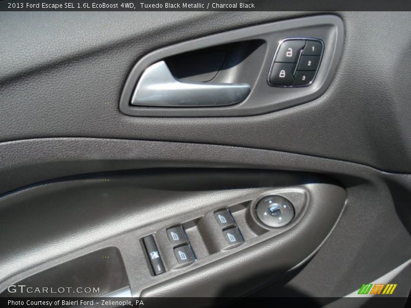 Tuxedo Black Metallic / Charcoal Black 2013 Ford Escape SEL 1.6L EcoBoost 4WD