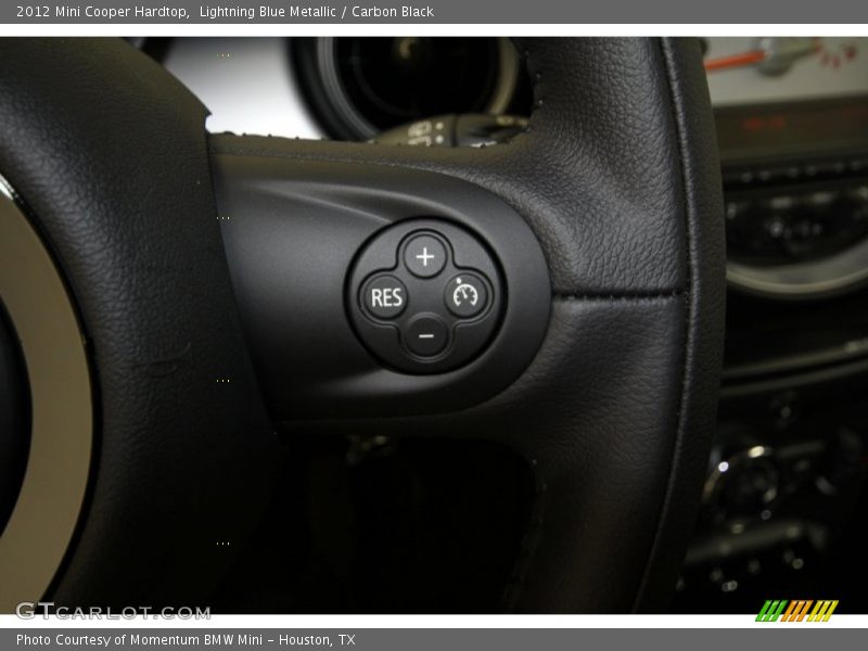 Lightning Blue Metallic / Carbon Black 2012 Mini Cooper Hardtop