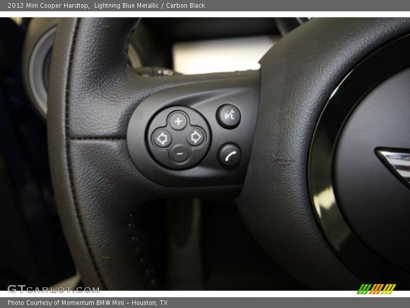 Lightning Blue Metallic / Carbon Black 2012 Mini Cooper Hardtop