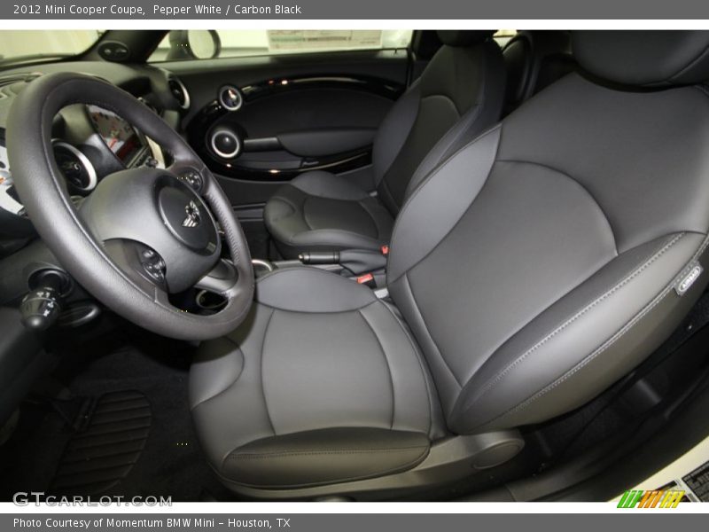Pepper White / Carbon Black 2012 Mini Cooper Coupe