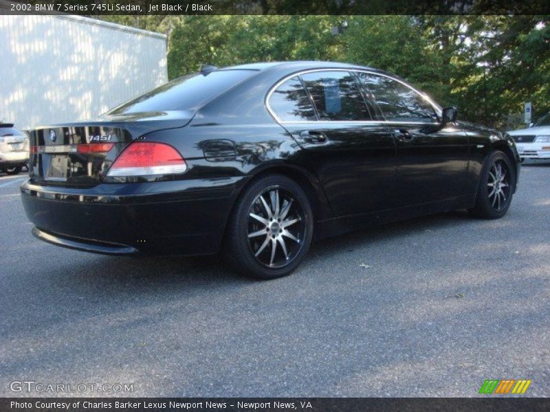 Jet Black / Black 2002 BMW 7 Series 745Li Sedan