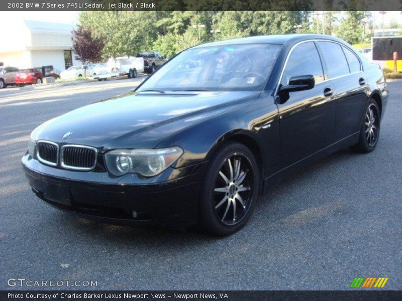 Jet Black / Black 2002 BMW 7 Series 745Li Sedan