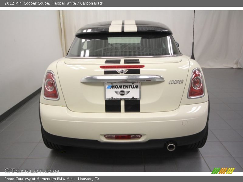 Pepper White / Carbon Black 2012 Mini Cooper Coupe