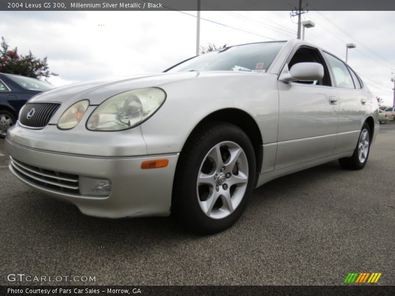 Millennium Silver Metallic / Black 2004 Lexus GS 300