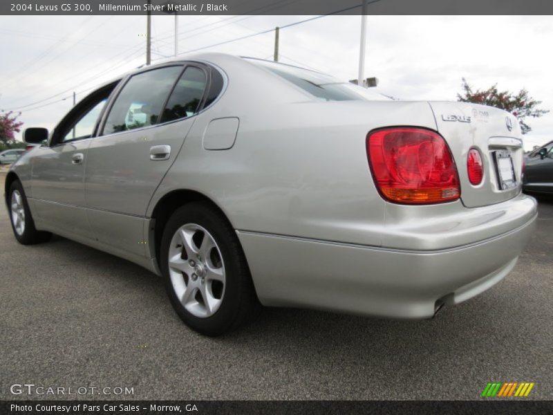 Millennium Silver Metallic / Black 2004 Lexus GS 300