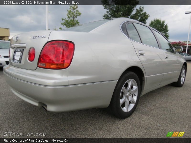 Millennium Silver Metallic / Black 2004 Lexus GS 300