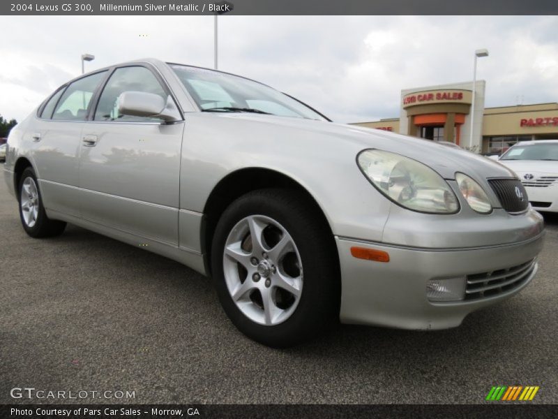 Millennium Silver Metallic / Black 2004 Lexus GS 300