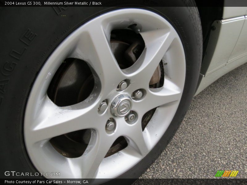 Millennium Silver Metallic / Black 2004 Lexus GS 300
