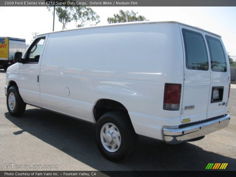 Oxford White / Medium Flint 2009 Ford E Series Van E250 Super Duty Cargo