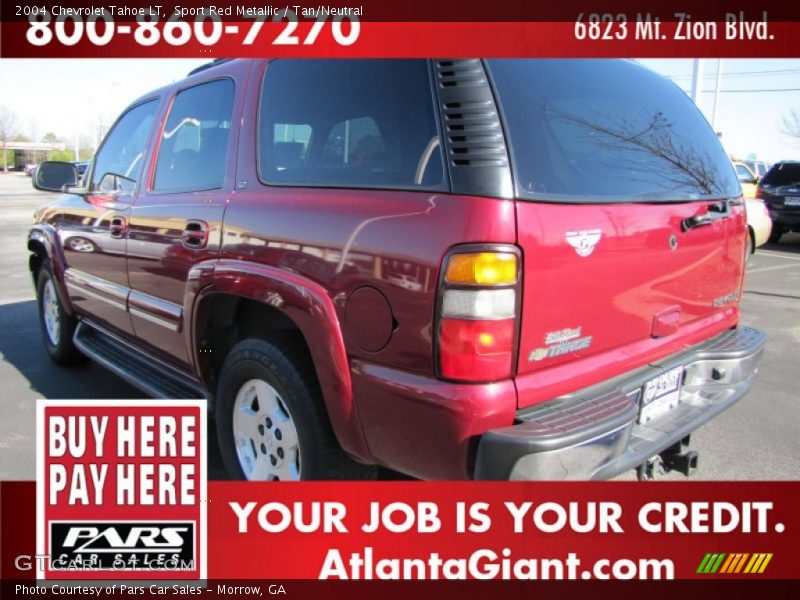 Sport Red Metallic / Tan/Neutral 2004 Chevrolet Tahoe LT