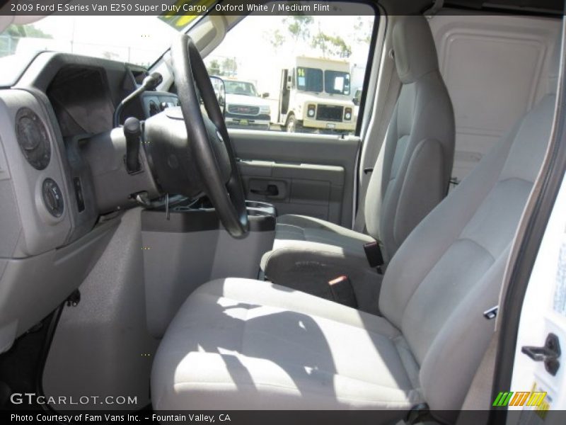 Oxford White / Medium Flint 2009 Ford E Series Van E250 Super Duty Cargo