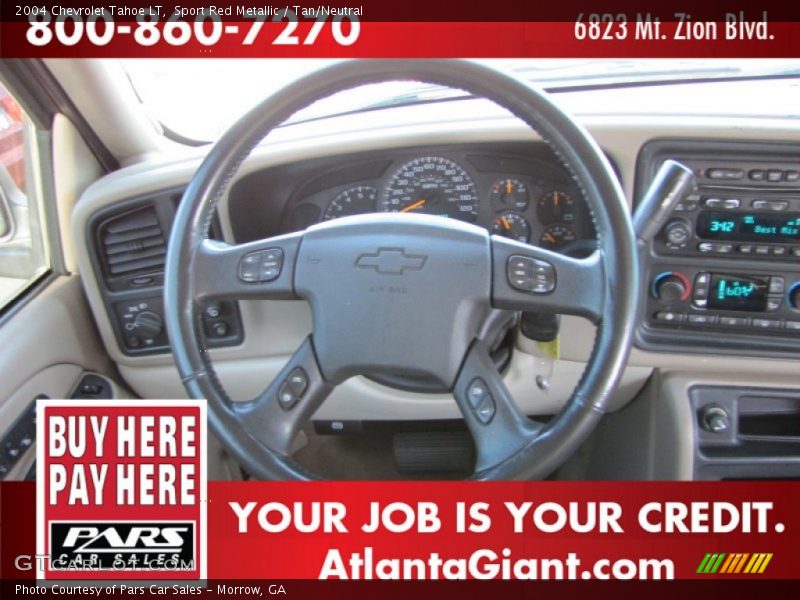 Sport Red Metallic / Tan/Neutral 2004 Chevrolet Tahoe LT
