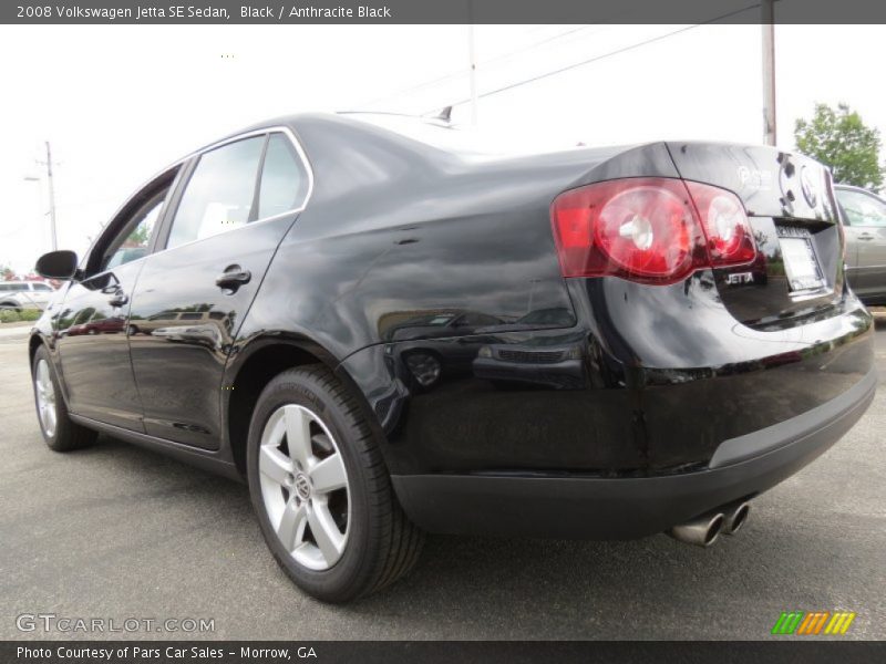 Black / Anthracite Black 2008 Volkswagen Jetta SE Sedan