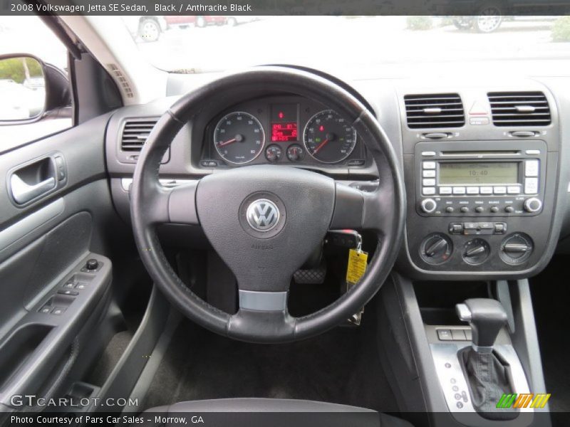Black / Anthracite Black 2008 Volkswagen Jetta SE Sedan
