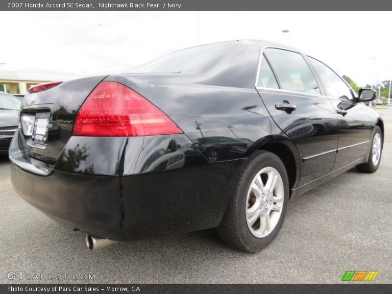 Nighthawk Black Pearl / Ivory 2007 Honda Accord SE Sedan