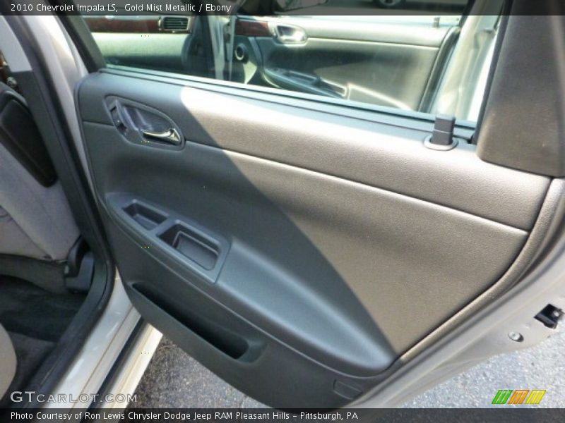 Gold Mist Metallic / Ebony 2010 Chevrolet Impala LS