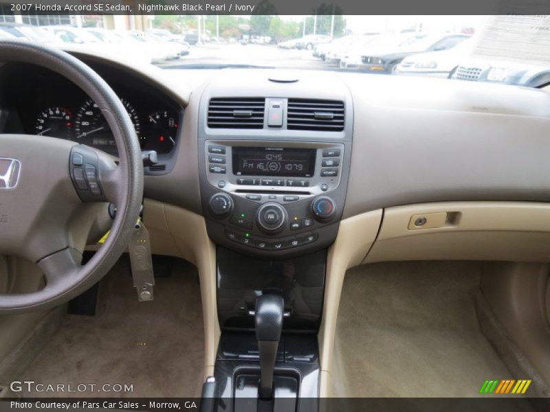 Nighthawk Black Pearl / Ivory 2007 Honda Accord SE Sedan