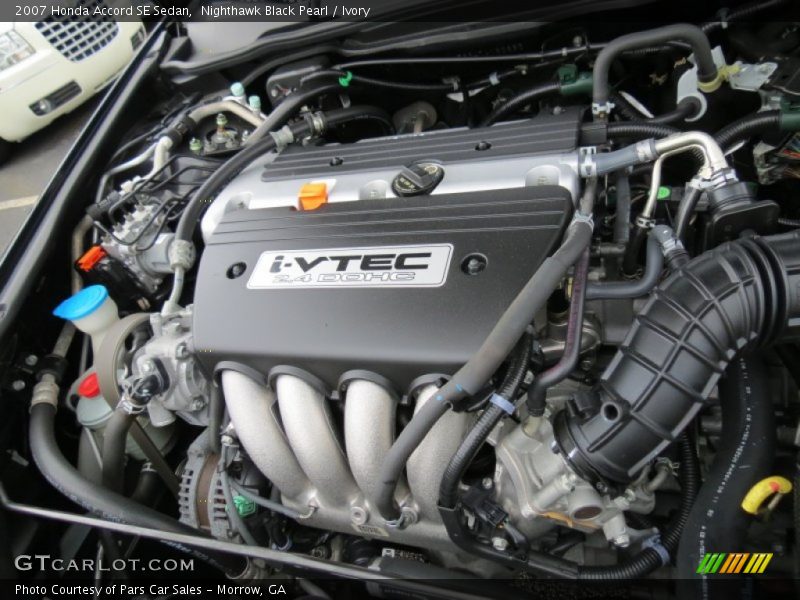Nighthawk Black Pearl / Ivory 2007 Honda Accord SE Sedan