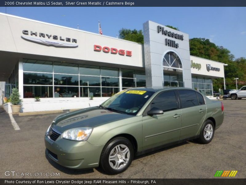Silver Green Metallic / Cashmere Beige 2006 Chevrolet Malibu LS Sedan