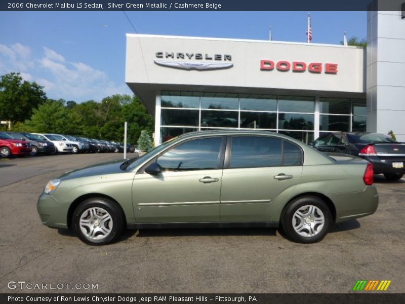 Silver Green Metallic / Cashmere Beige 2006 Chevrolet Malibu LS Sedan